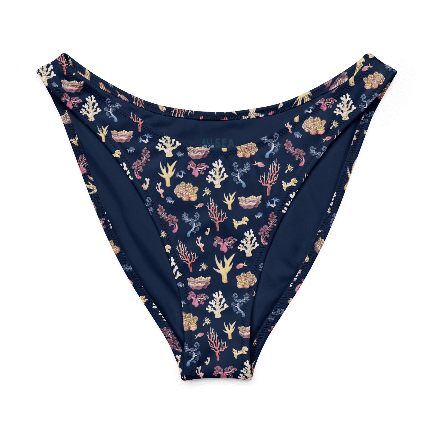 Coral Eco V-Cut Bikini Bottom