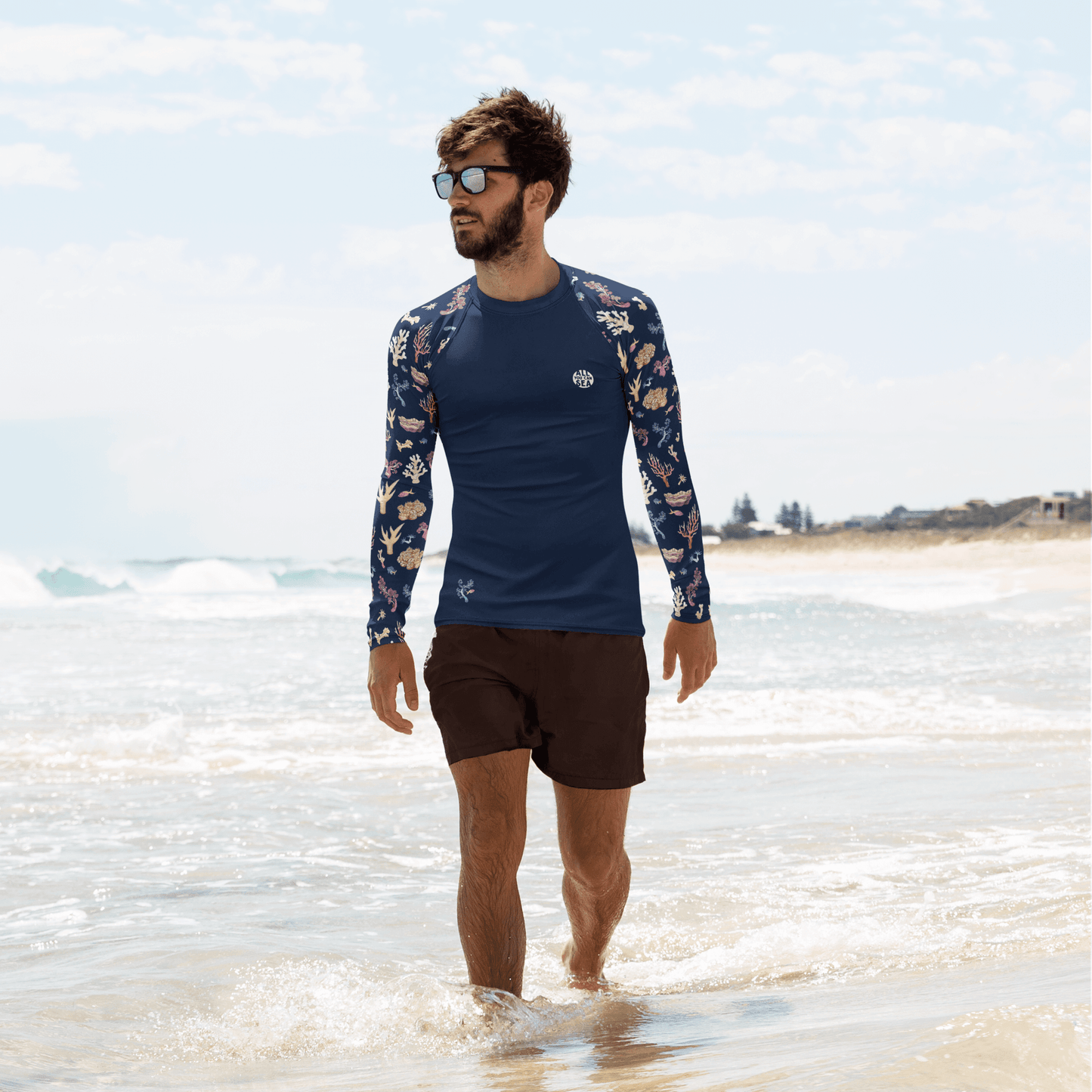 Coral Men's Rashguard
