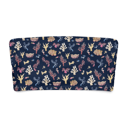 Coral Eco Bandeau Bikini Top