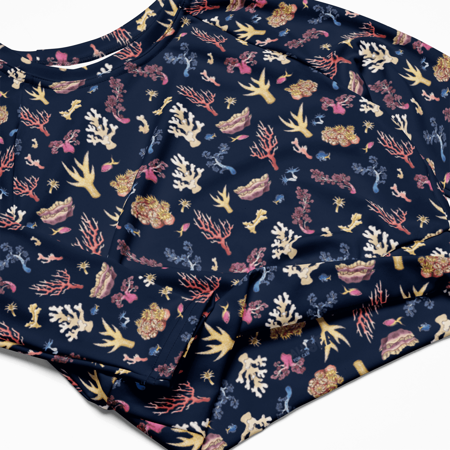 Coral Eco Crop Rashguard