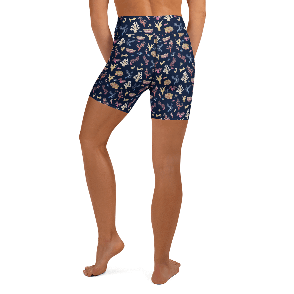 Coral Yoga Shorts