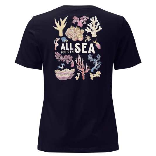 Coral Women's Relaxed T-Shirt